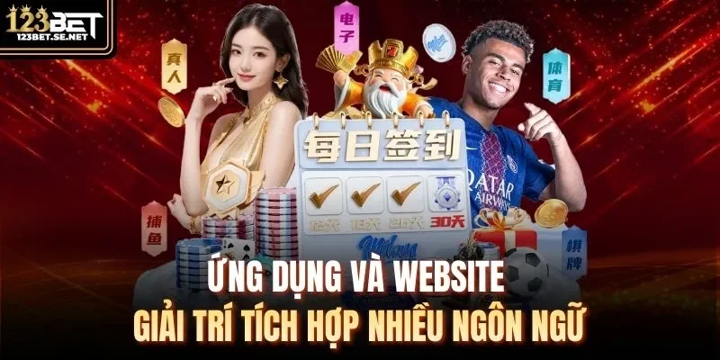 Ứng dụng và website giải trí tích hợp nhiều ngôn ngữ
